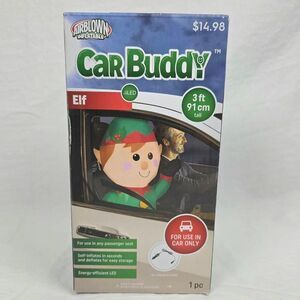 Gemmy CarBuddy Elf 3 Ft Airblown Inflatable LED NIB